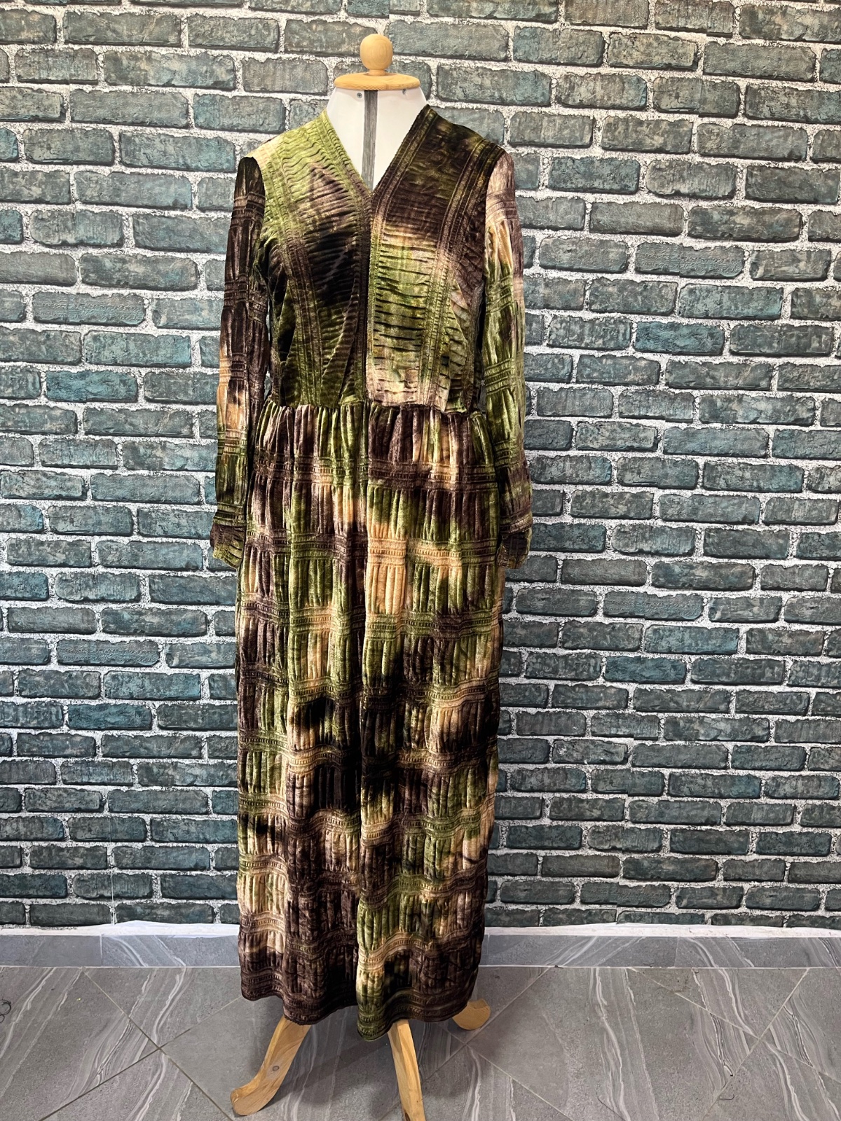 Robe en velour