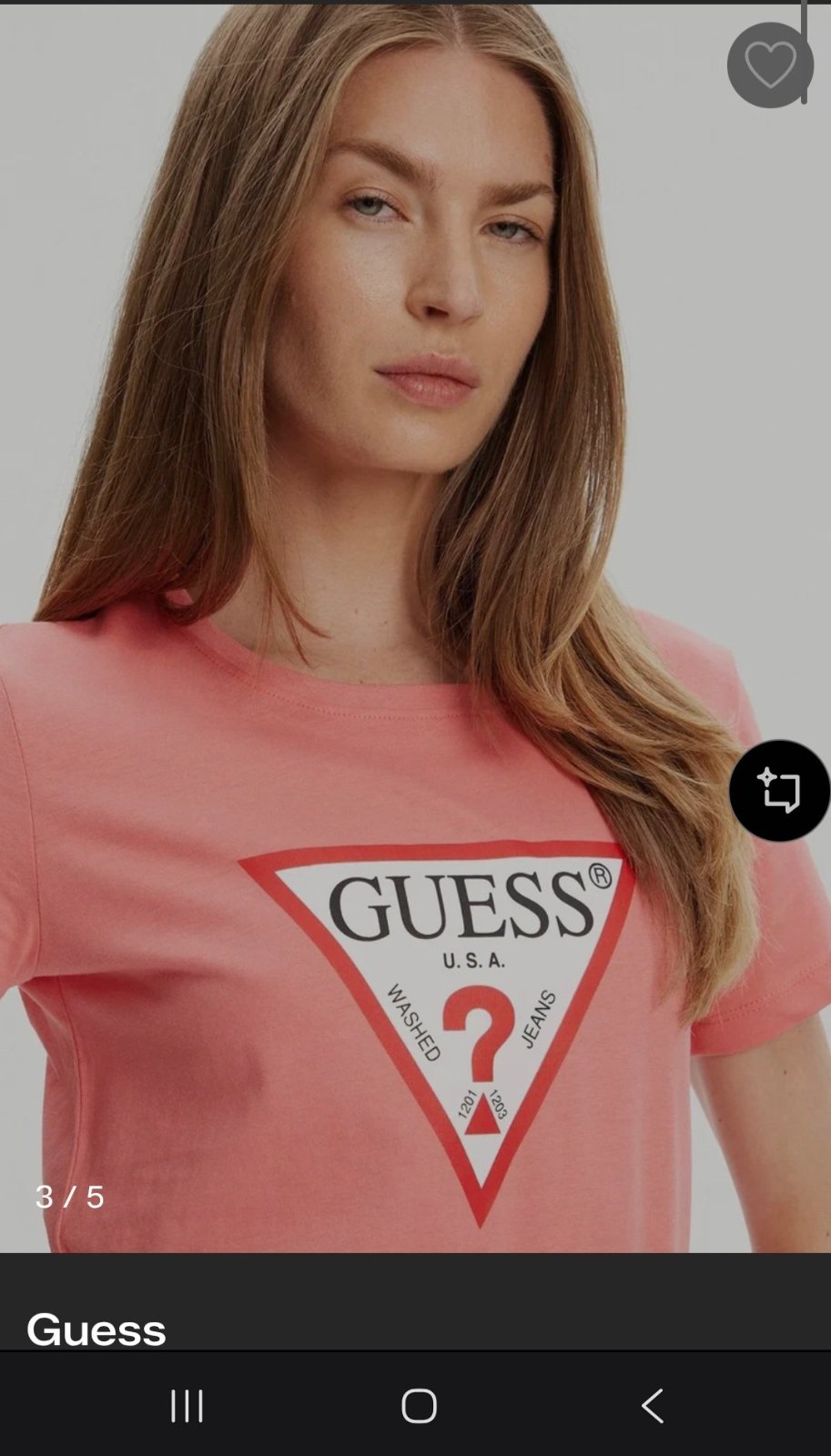 T-shirt Guess authentique 100% coton
