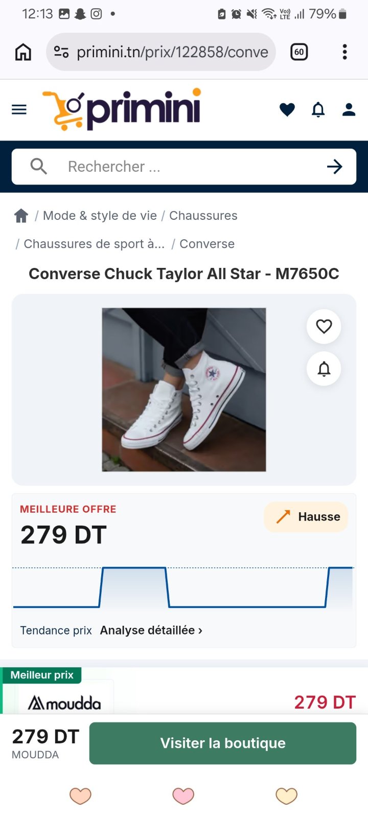 Converse blanc all star