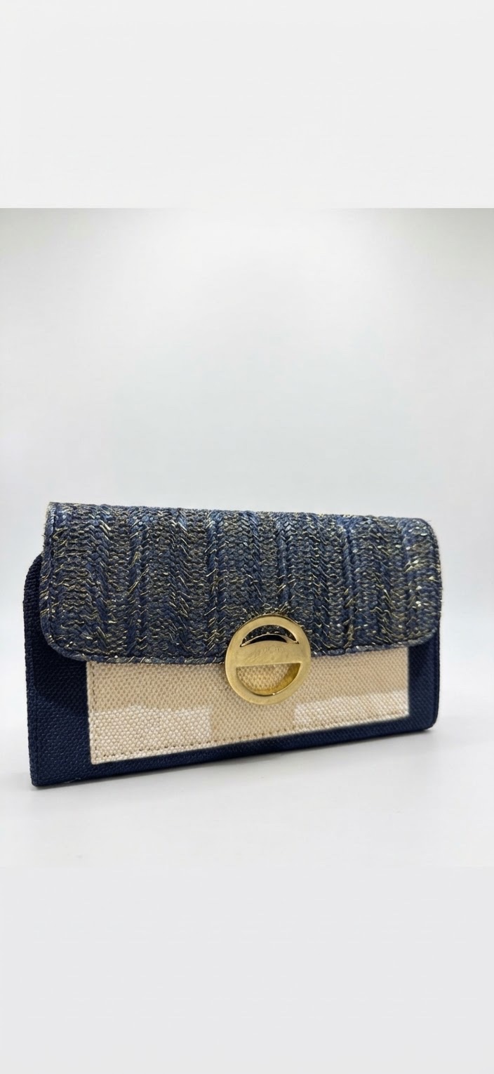 Porte feuille parfois couleur bleu