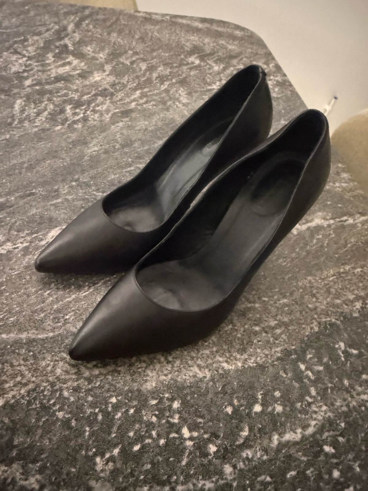 Escarpin simili cuir