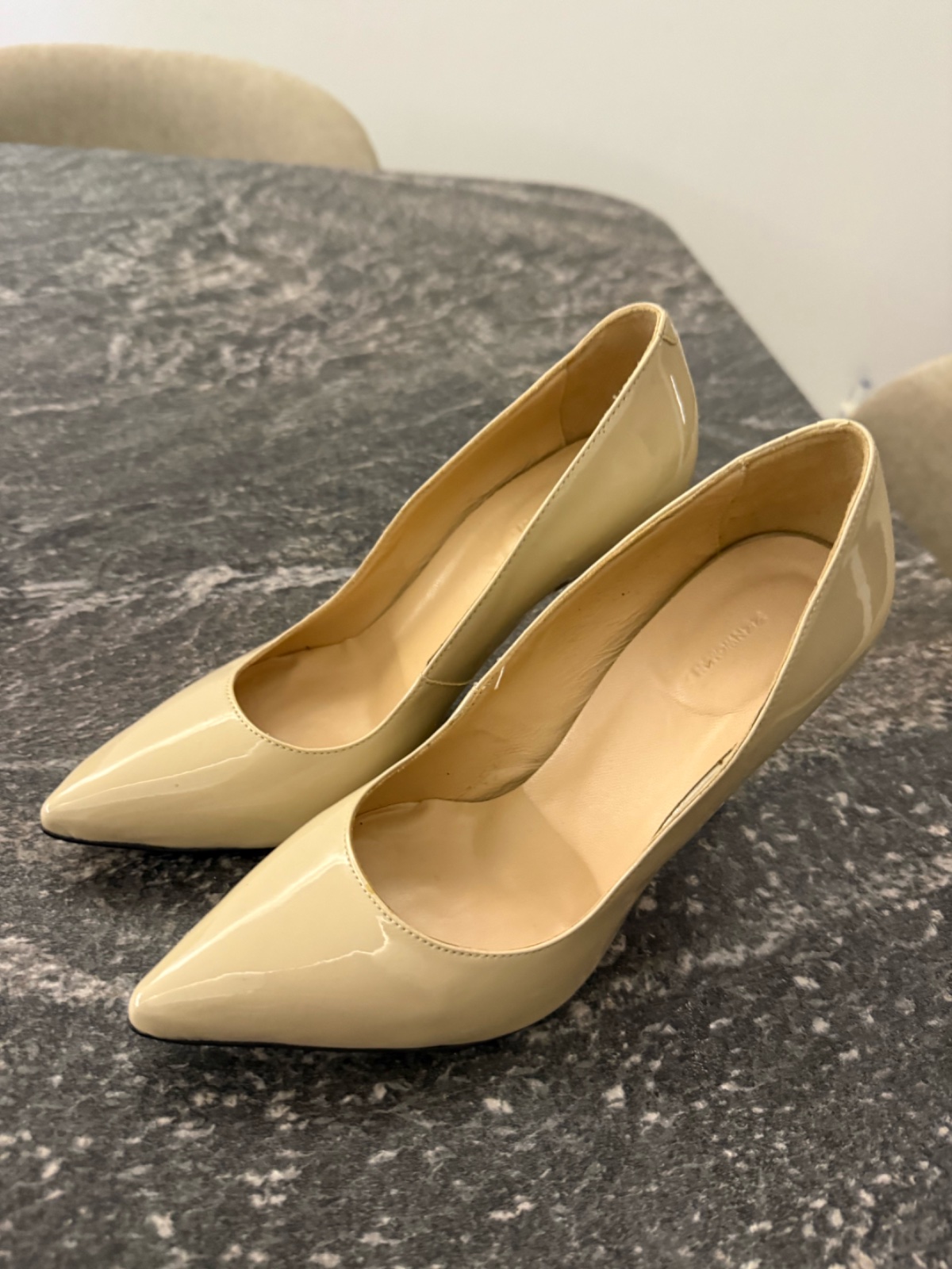 Escarpins en simili cuir