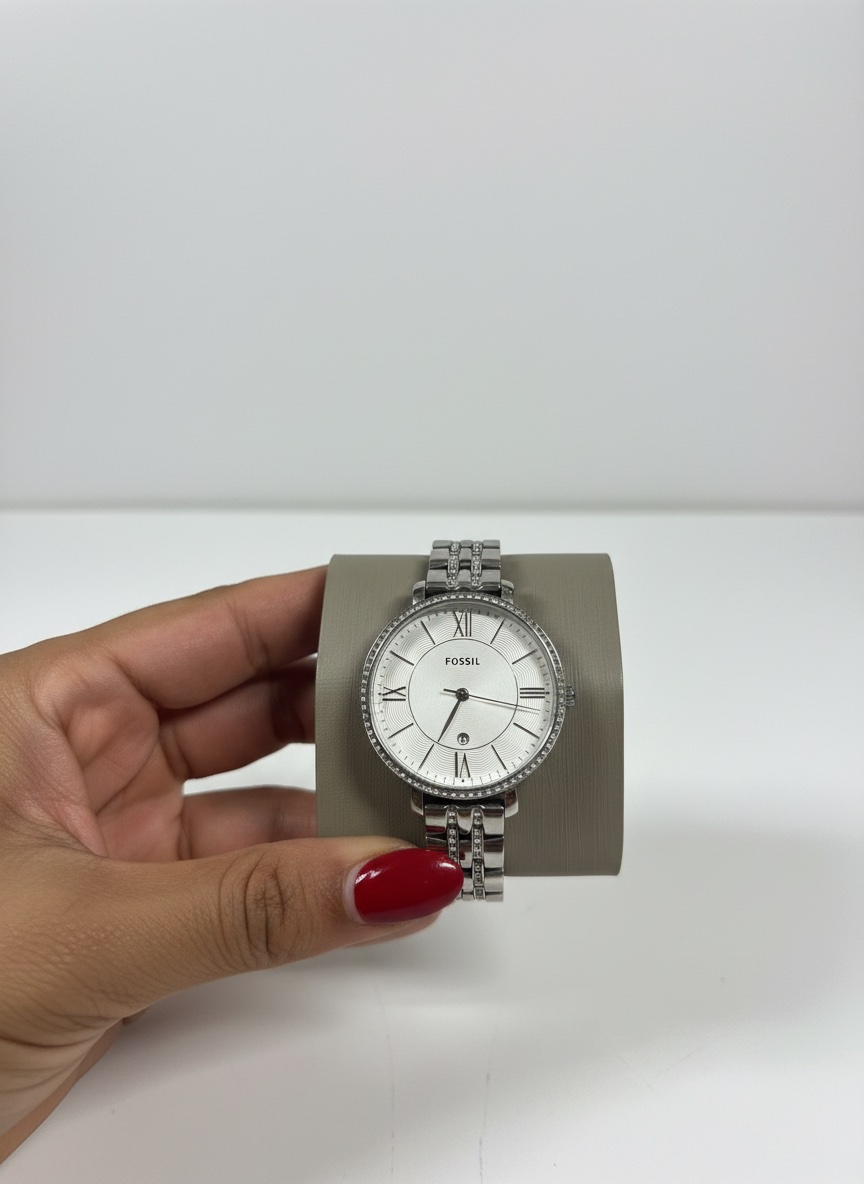 Montre fossil en argent