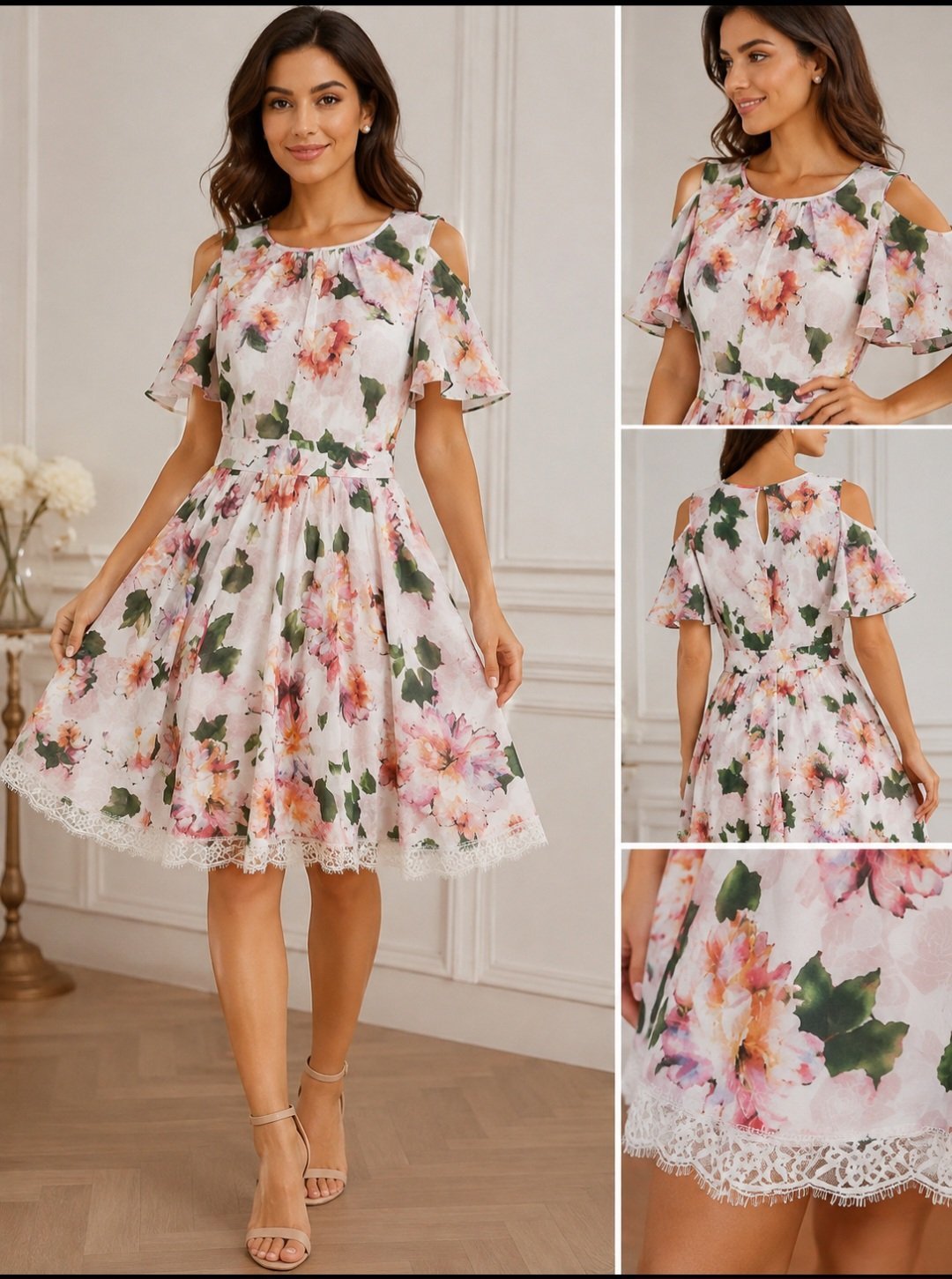  robe fleurie  T 38 