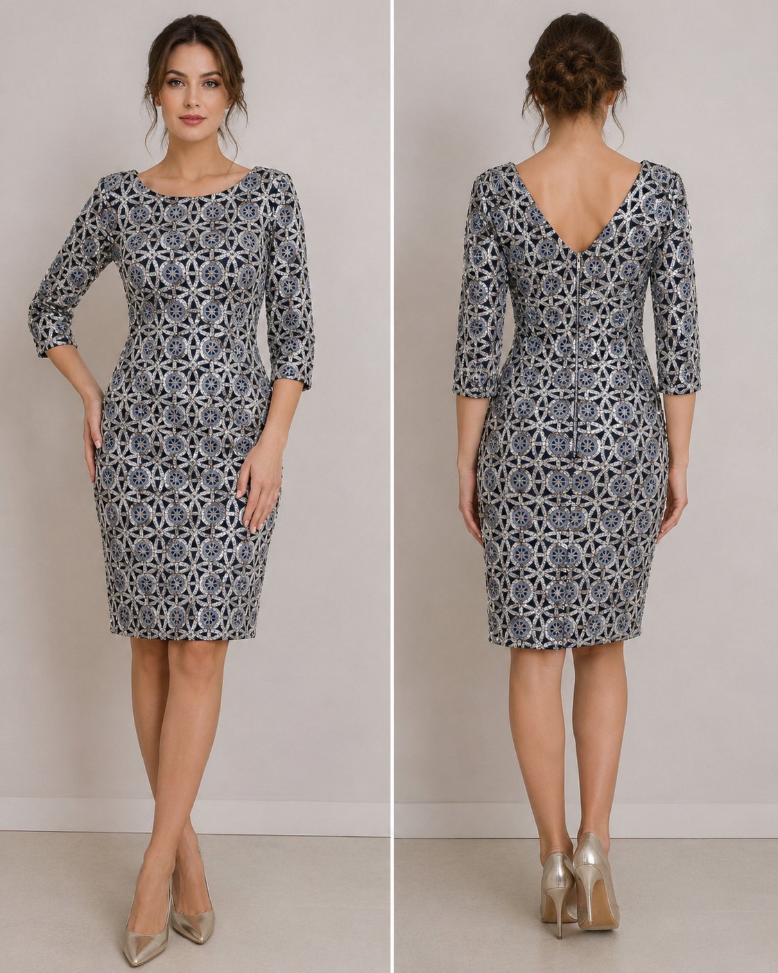 Robe à paillettes T 36