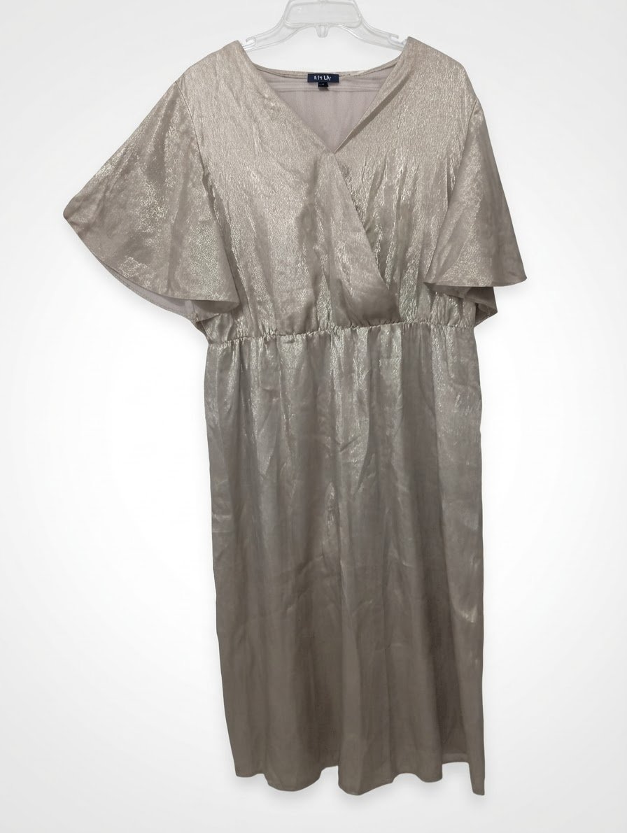 Robe dorée kiabi