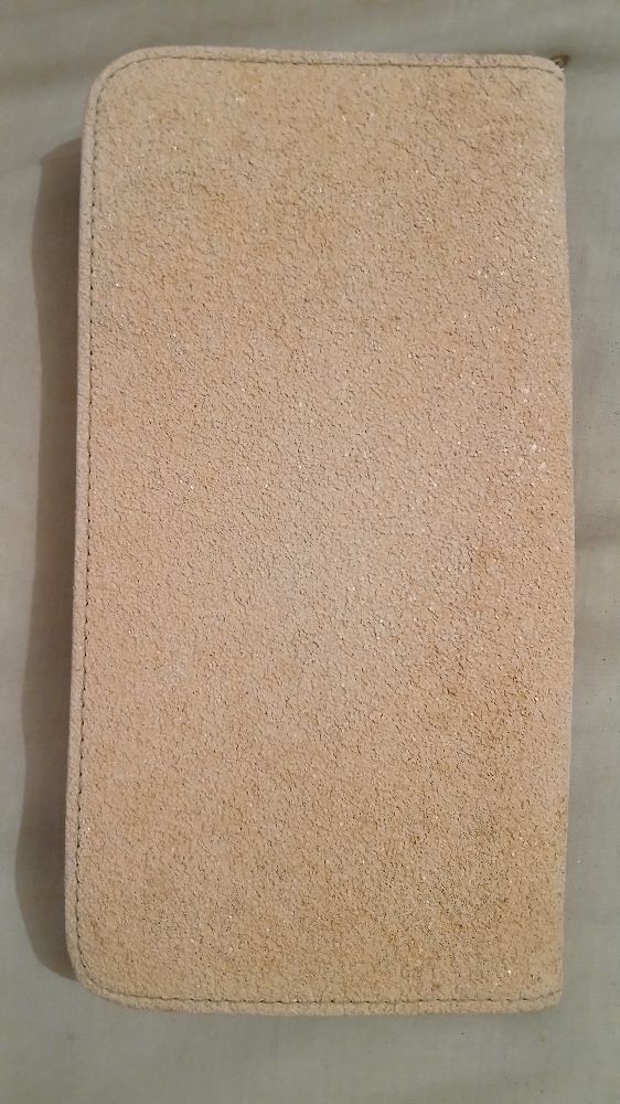 Grand portefeuille  en dorée clair