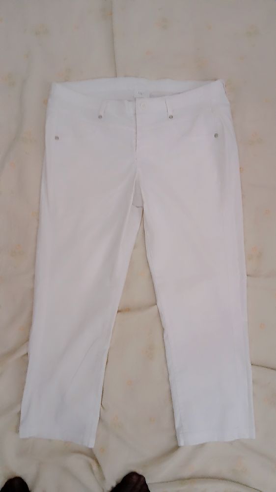 Pantalon à chevé blanc 