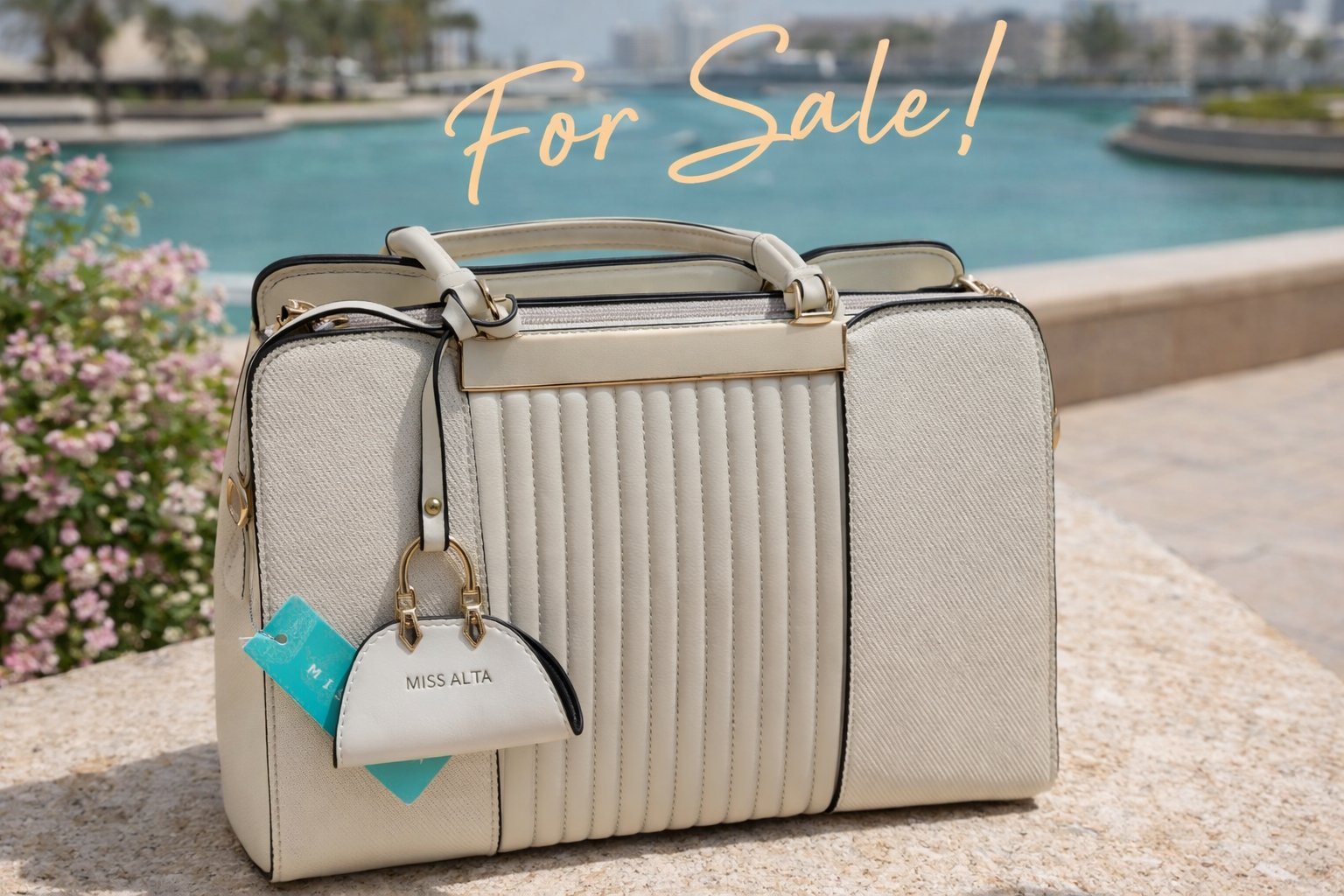 👜 Sac MISS ALITA en vrai cuir Importé d’Italie 🇮🇹 acheter à 169 euro sacrifiée à 290 dinar  neuf encore avec ticket  l'acheteur aura cadeau une robe soirée taille 38/40 bleu ciel déjà disponible sur mon dressing  🎥 Vidéo disponible pour visualisation