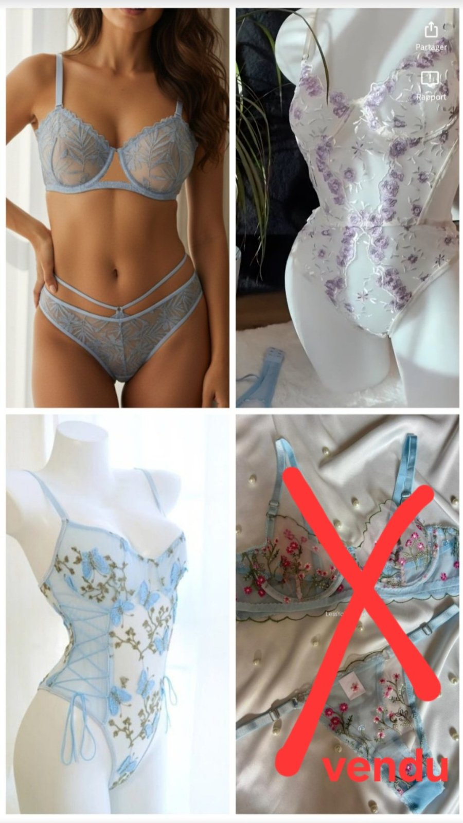 Lot Lingerie neuves