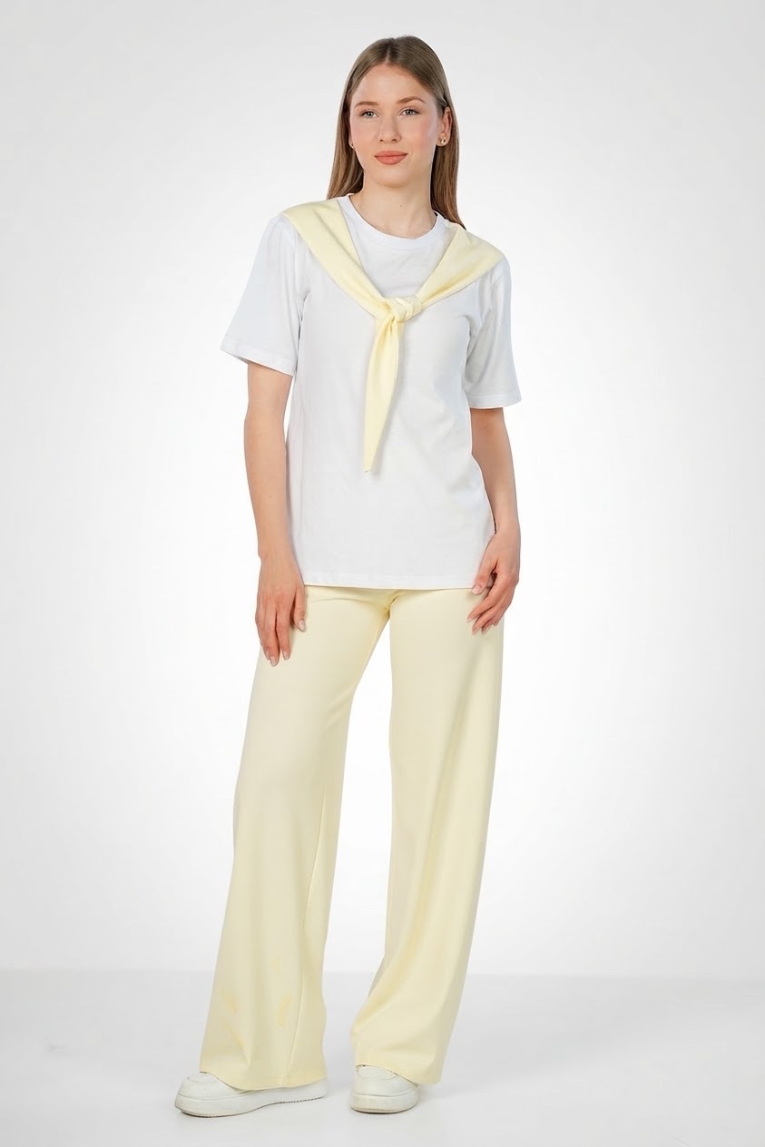 Ensemble 2 pièces jaune pastel 💛