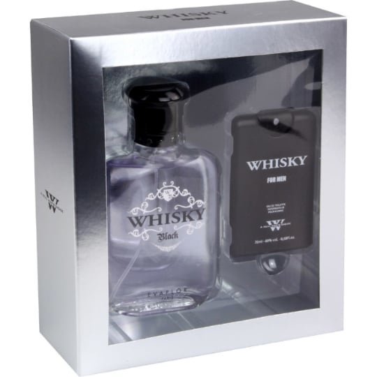 Coffret Homme Eau de Toilette Whisky Black EVAFLOR