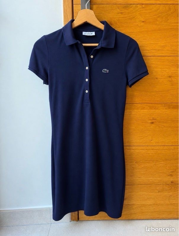 Robe lacoste polo courte et slim