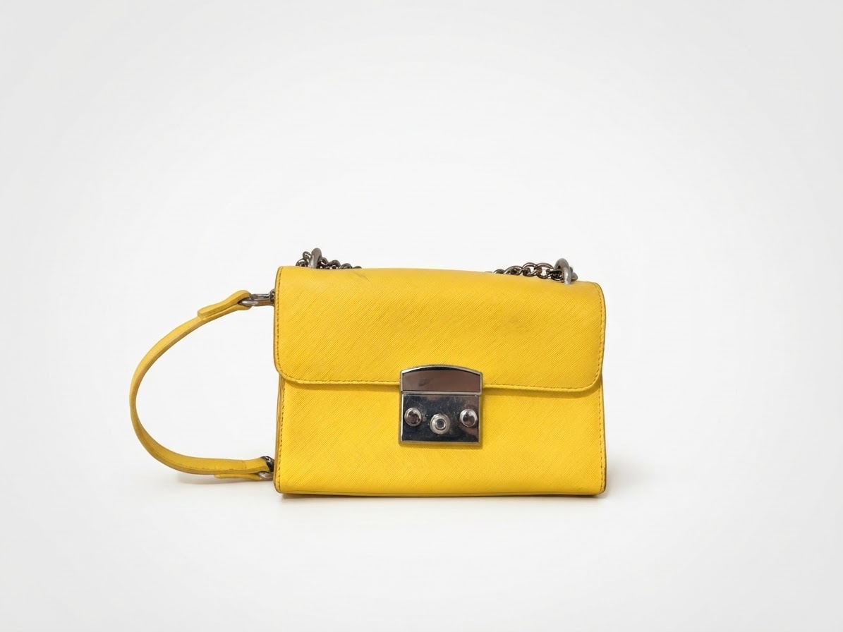 Sac bandouliere jaune