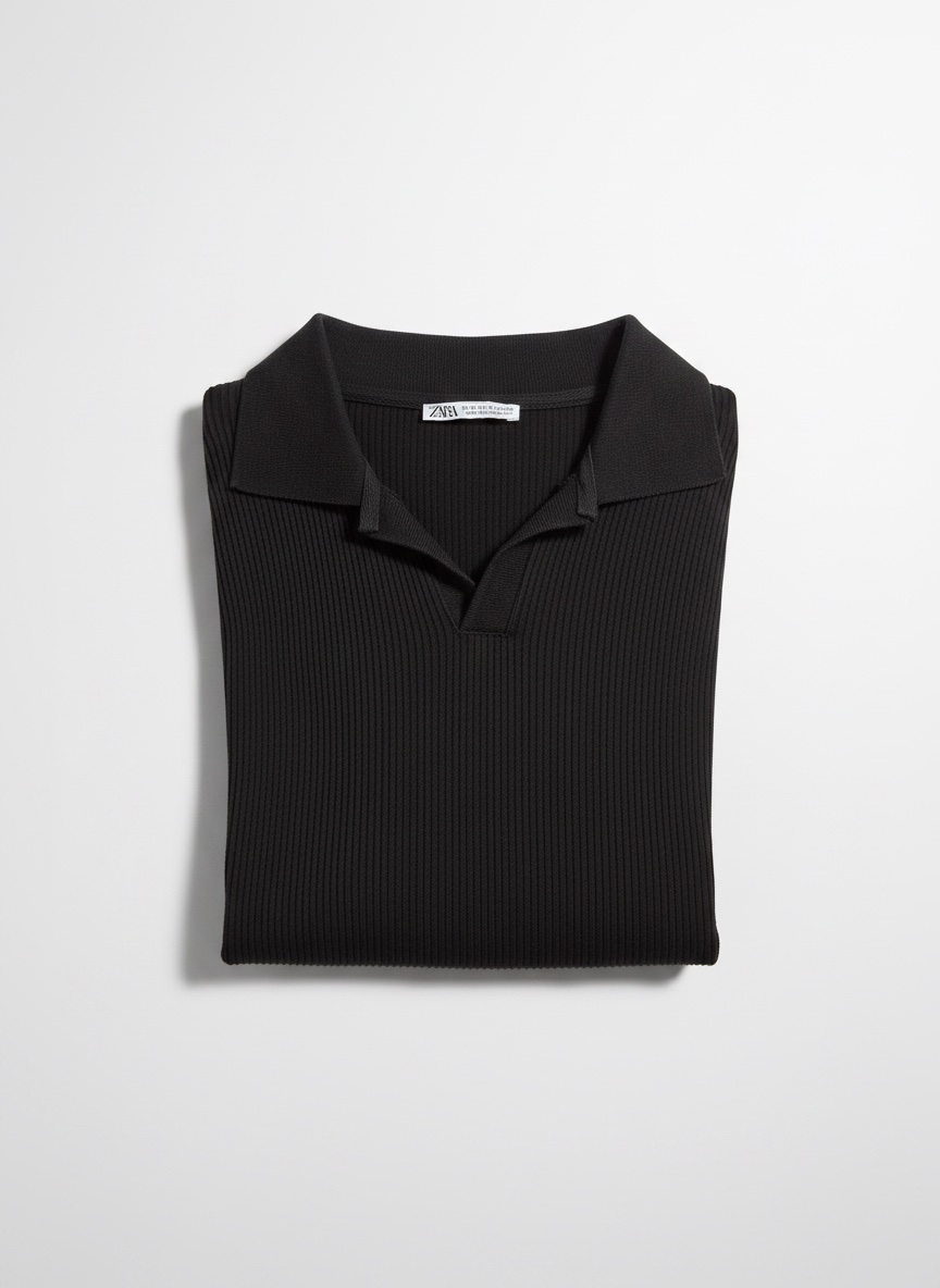 Polo zara noir