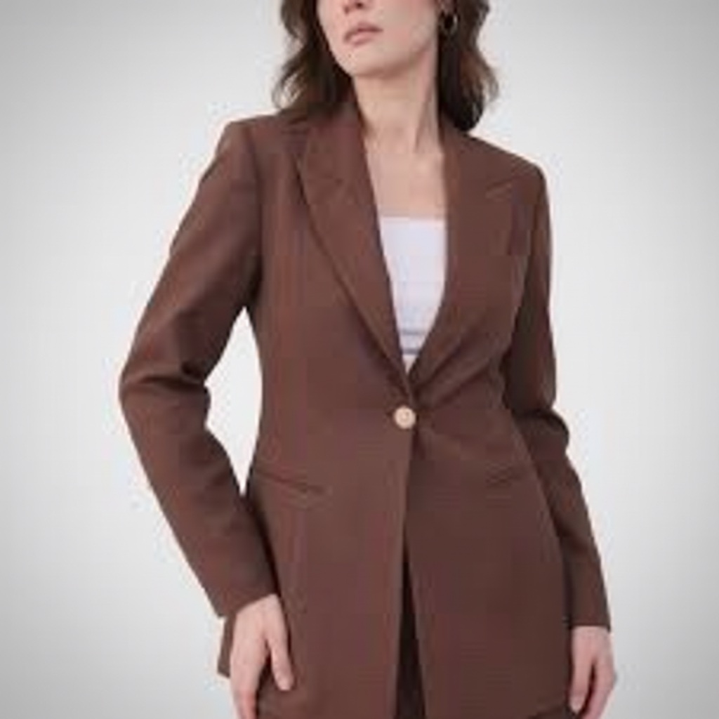 Ensemble 2 pièces marron chocolat coupe ajustée de la marque GND
