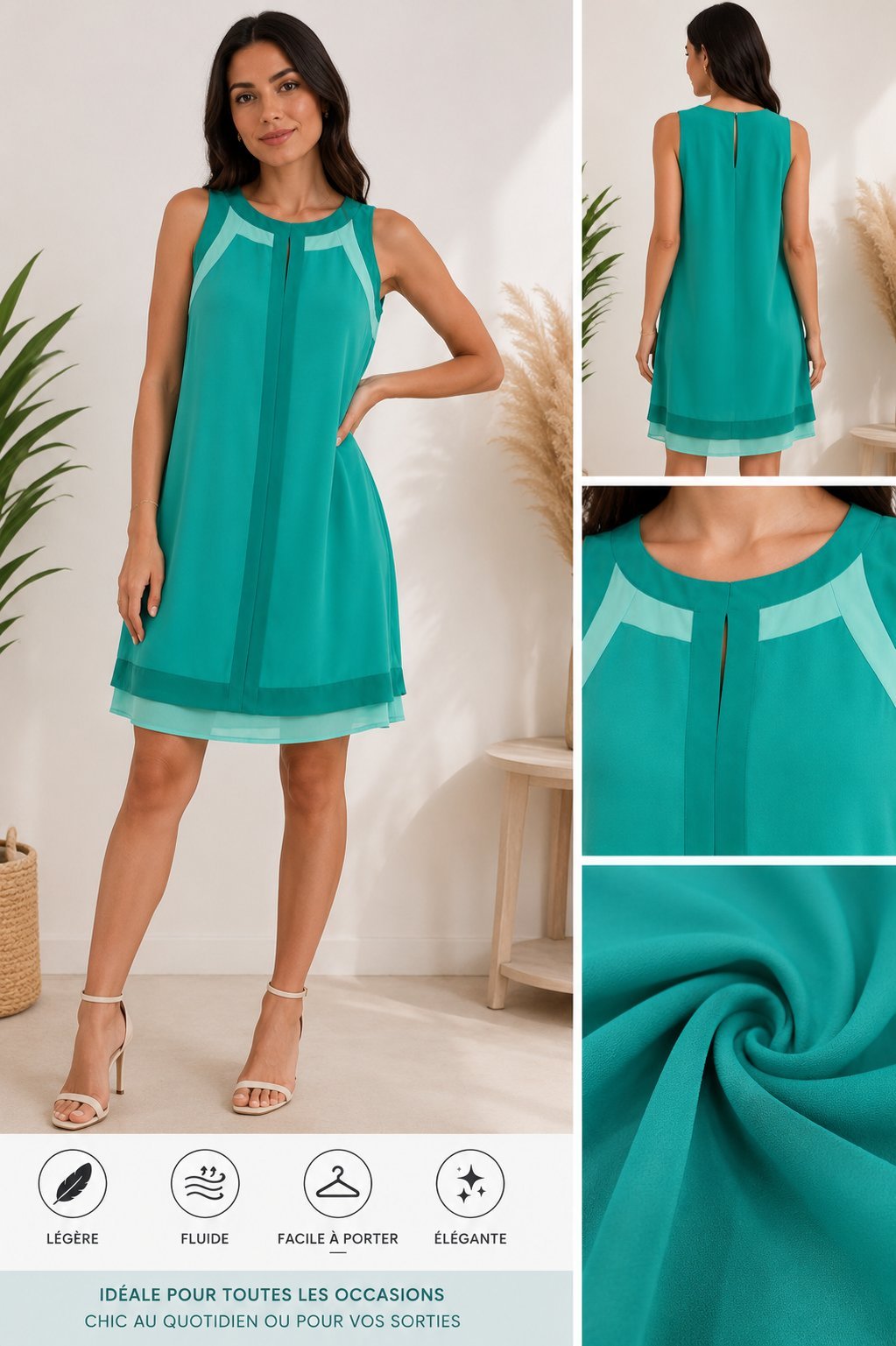 💚 Robe élégante de la marque SEVENTY✨ 