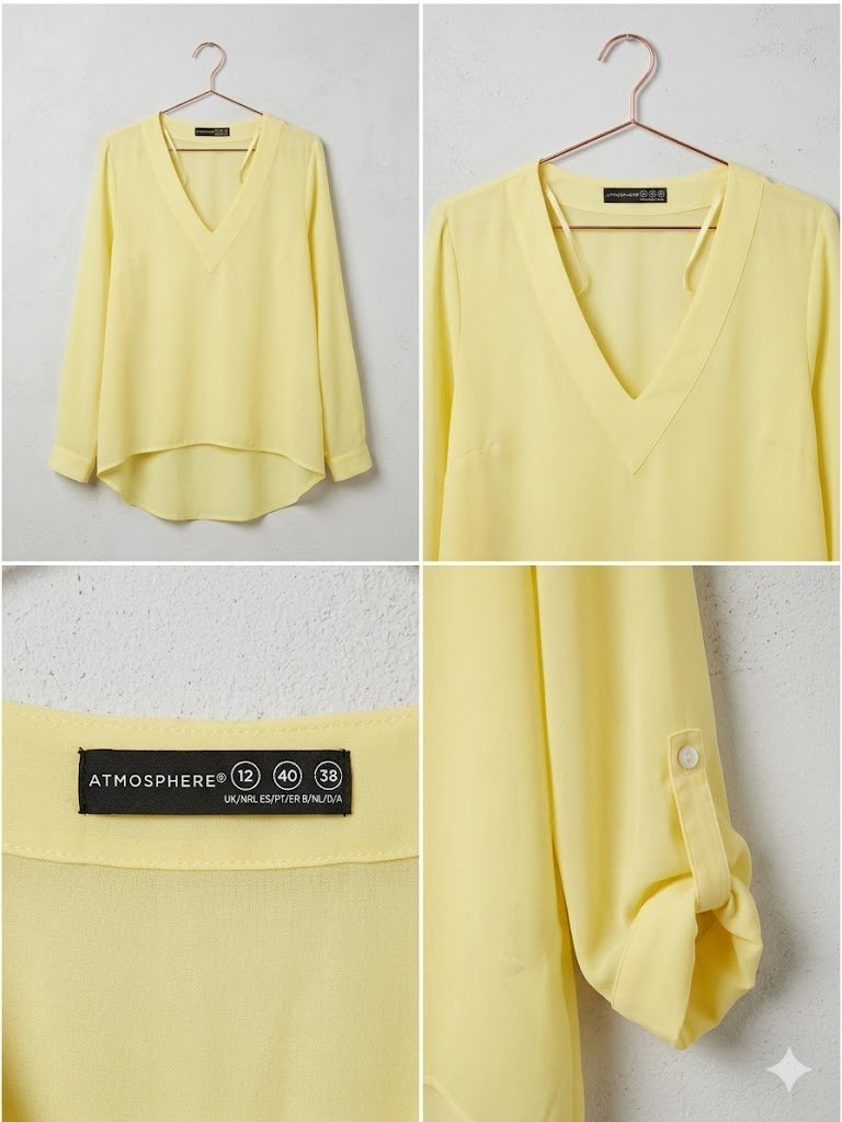 ✨ blouse jaune pastel✨ 