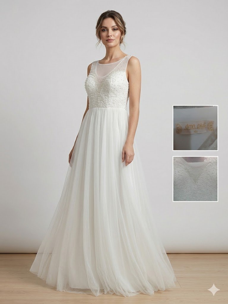 🤍 Robe de soirée blanche✨ 