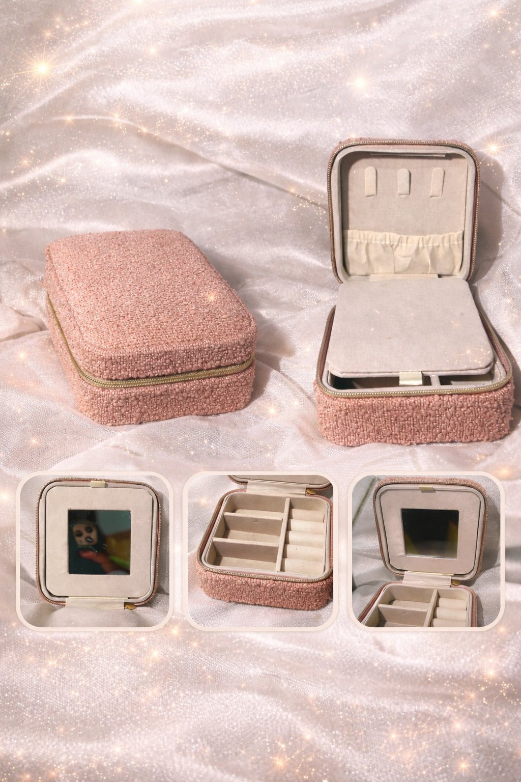 Boîte de rangement à bijoux