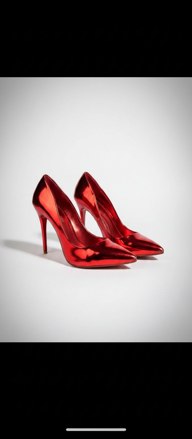 Talons aiguilles vernis rouge 