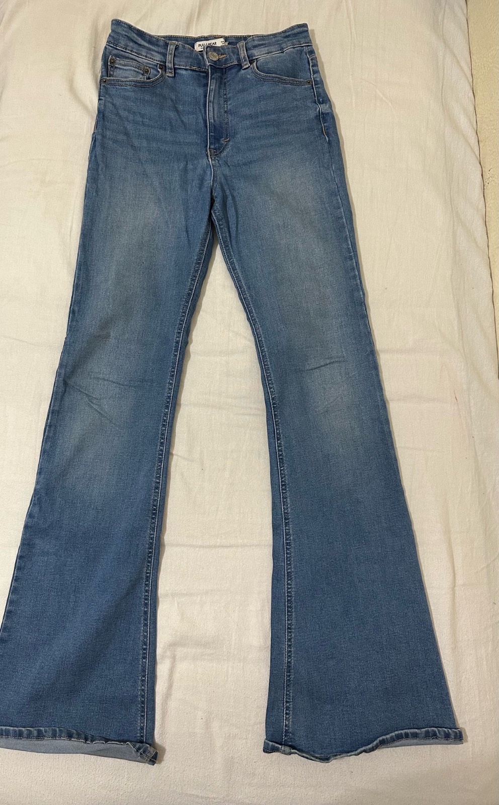 Pantalon flare pull and bear