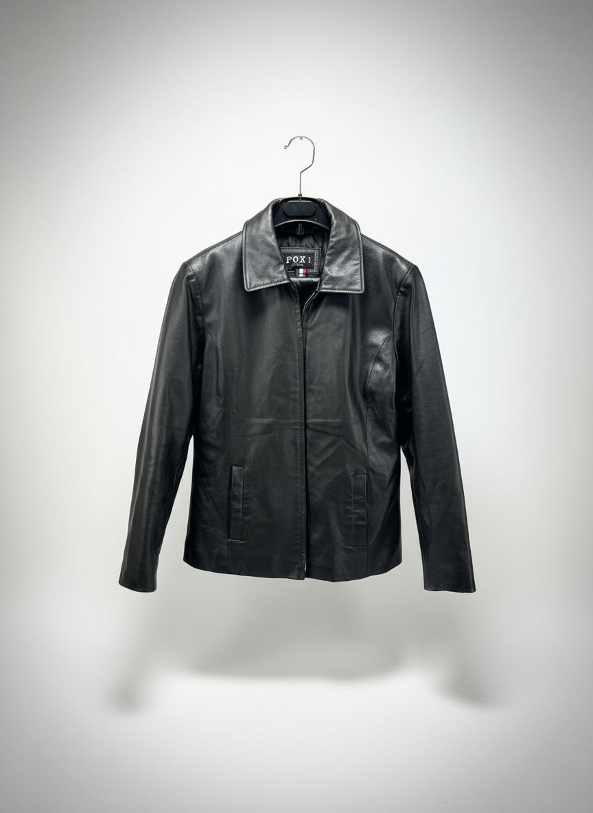 Veste vrai cuire italien
