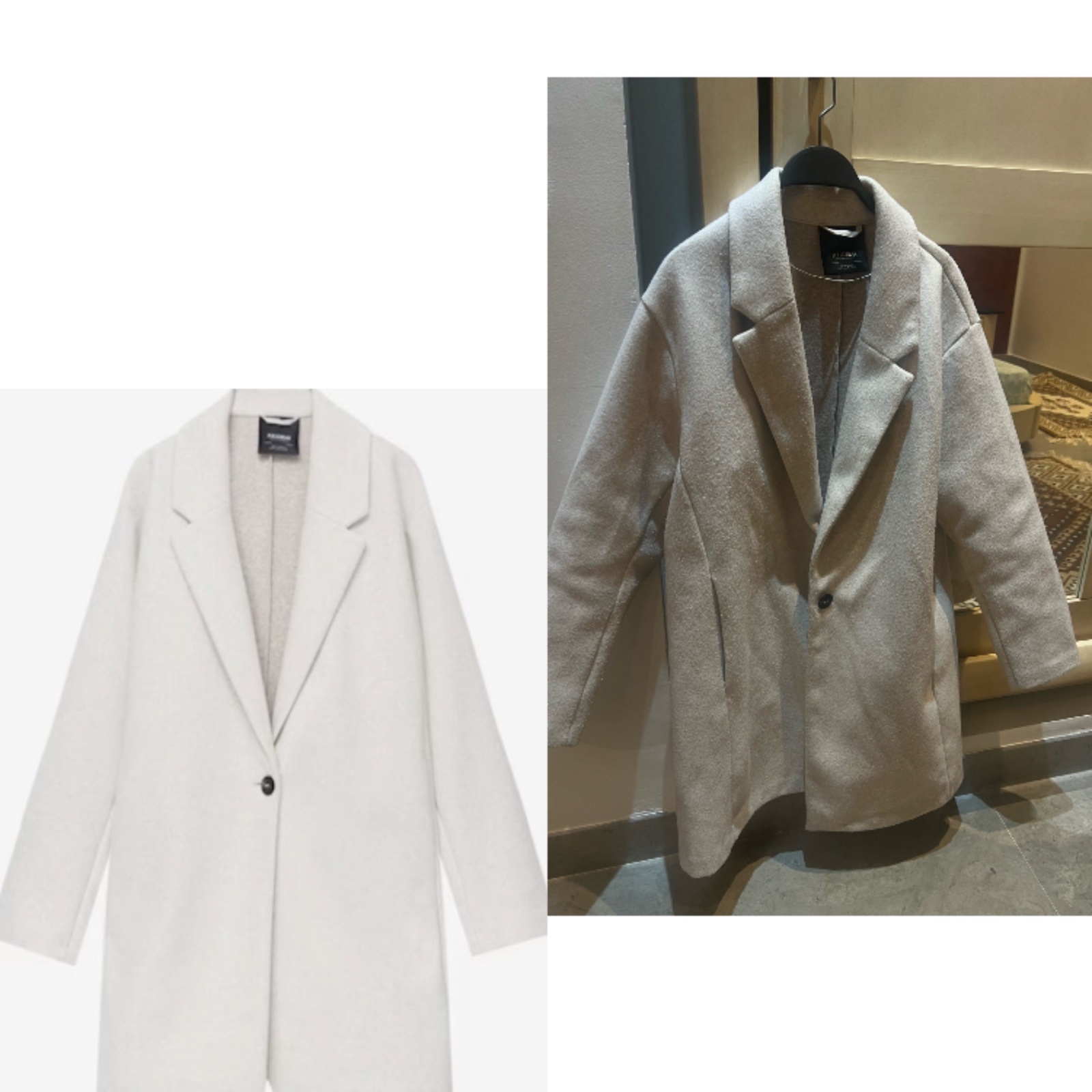 Manteau pull&bear