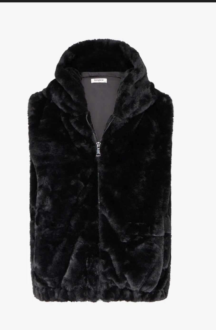 Veste fourrure sans manche