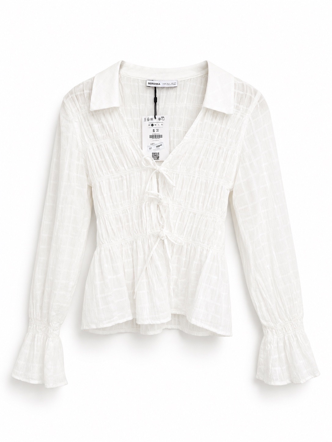 Jolie blouse légère en tissu texturé