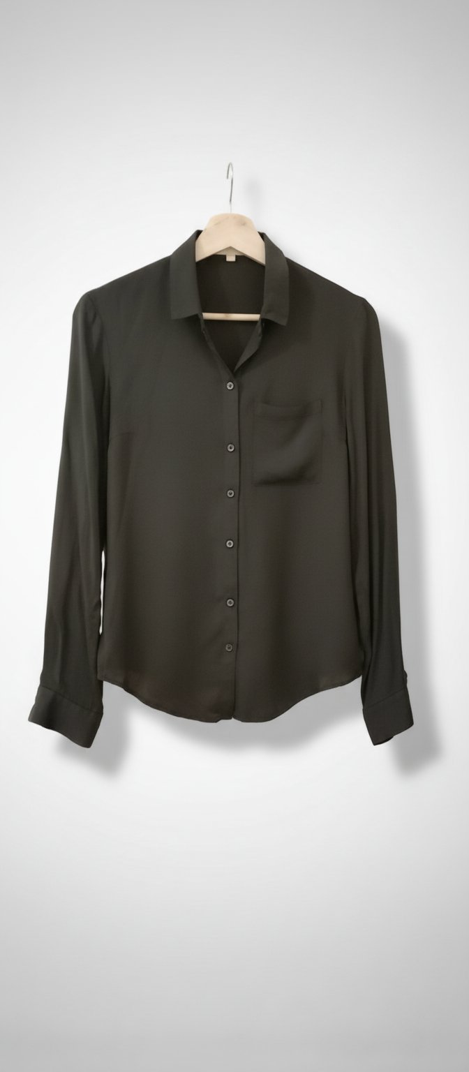 Chemise verte Camaïeu 