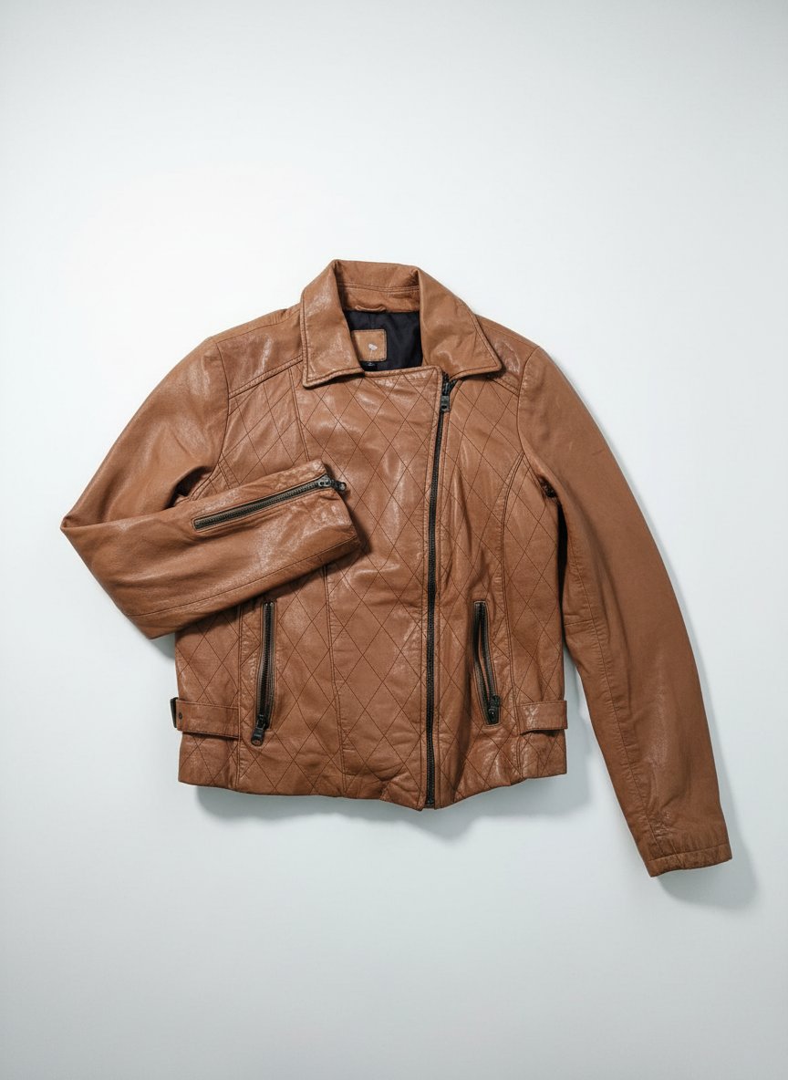 Veste en cuir véritable Gap jamais portée 