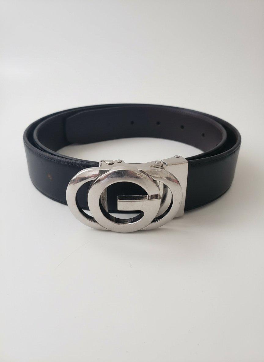 Ceinture femme réversible en véritable cuir 