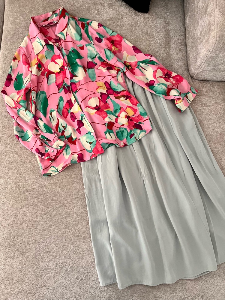 Ensemble femme jupe et chemise zara 