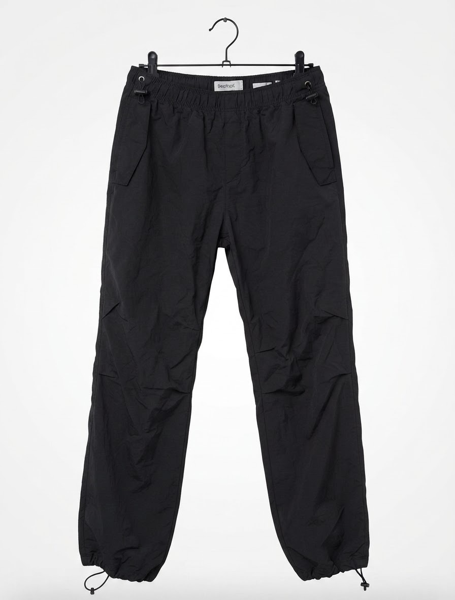 Pantalon parachute noir femme 🖤 