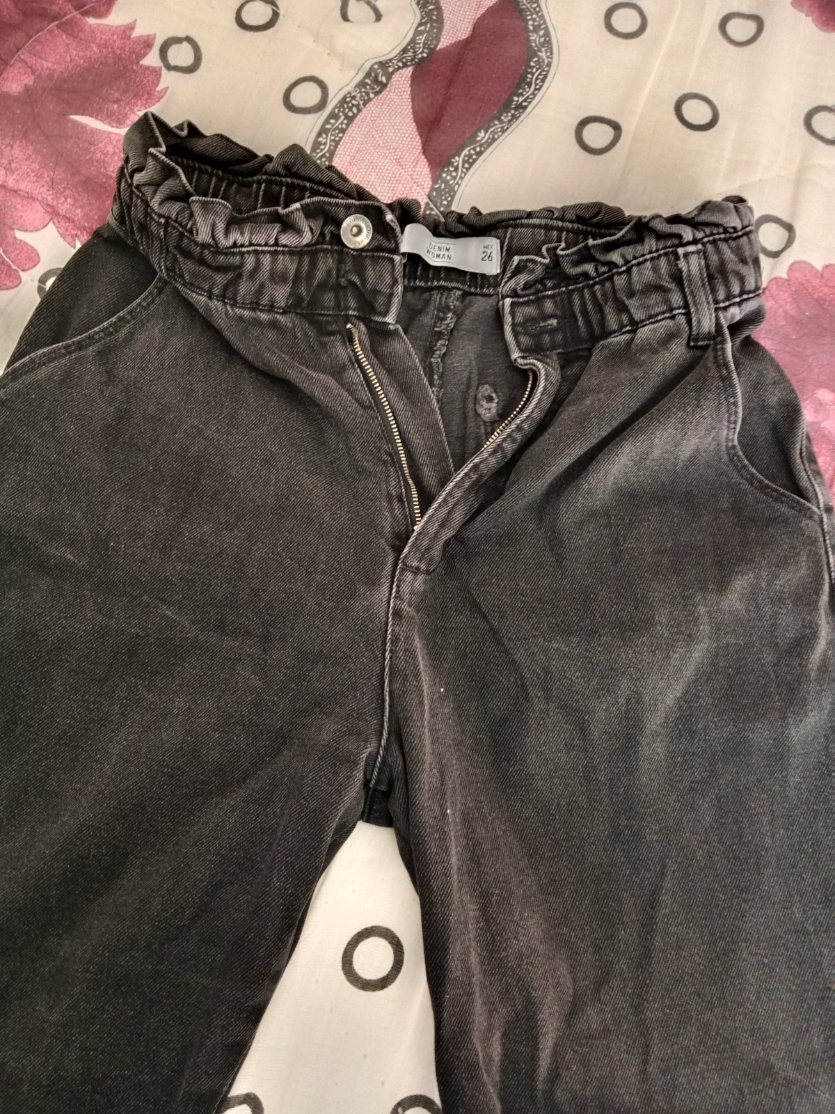 Pantalon noir denim taille 36