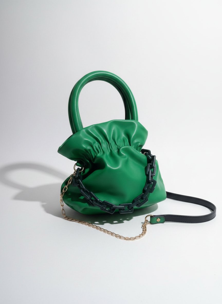 Sac a main vert  