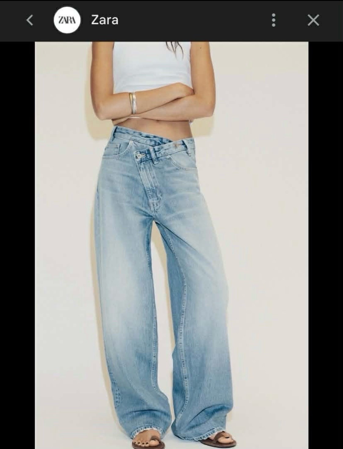 Jean zara light blue