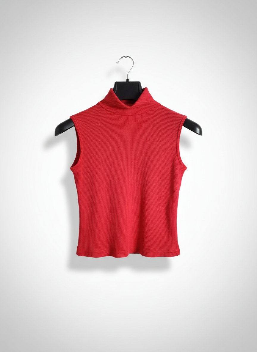 Top couleur rouge 