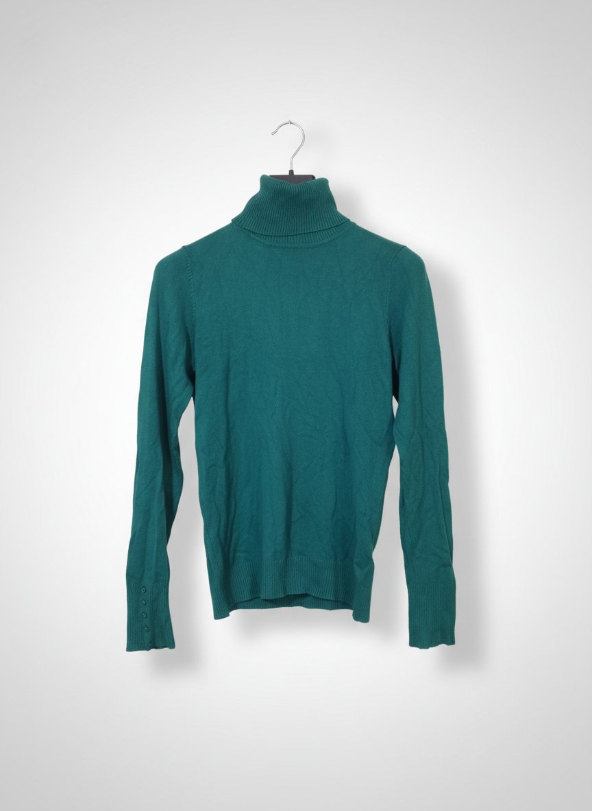 Pull couleur vert 