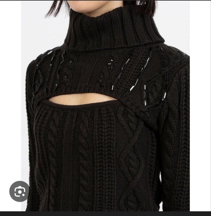 Pull noir col roulé femme-très bon état 