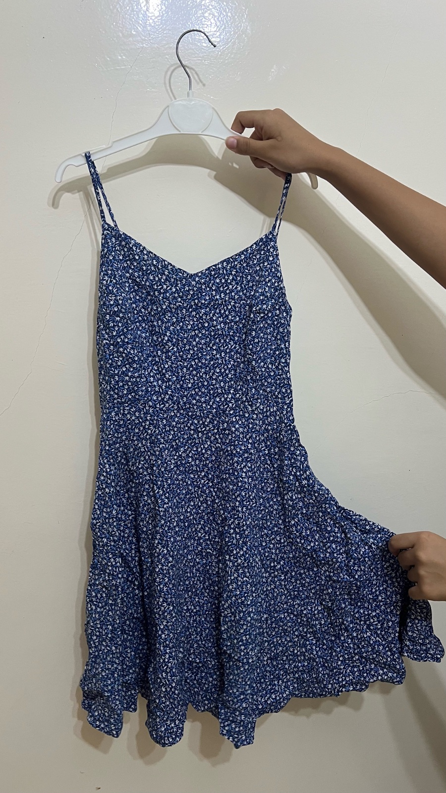Robe mini bleu 