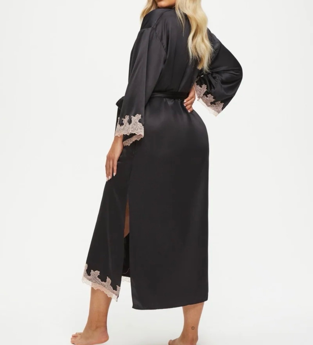 Robe de chambre satin 