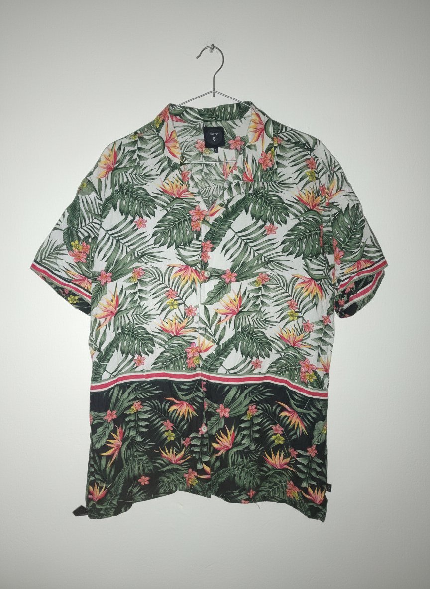 Chemise d'été tropicale Silver 8 taille XL