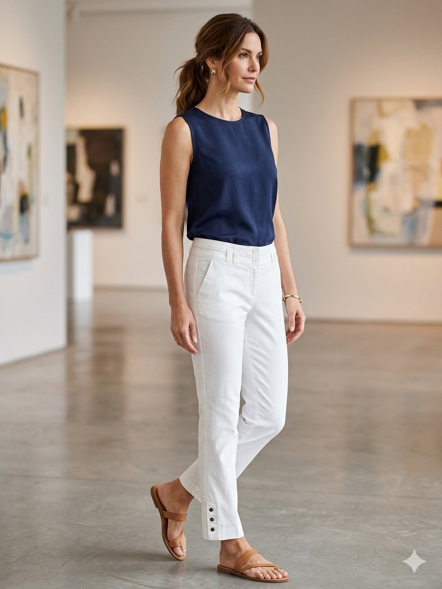 Pantalon cheville 