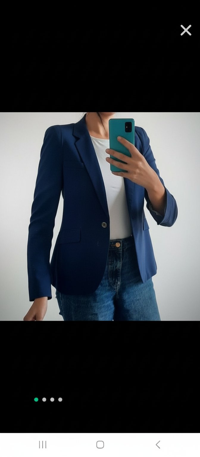 Blazer en bleu