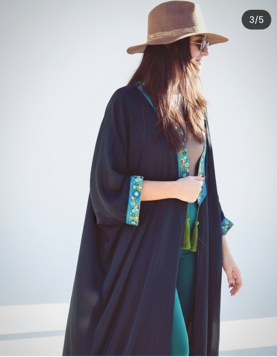 Abaya en vert