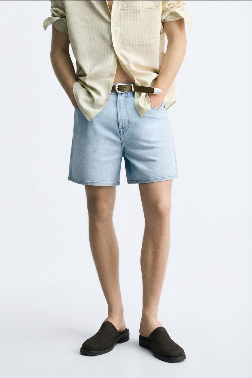 Short Jean Zara Homme 