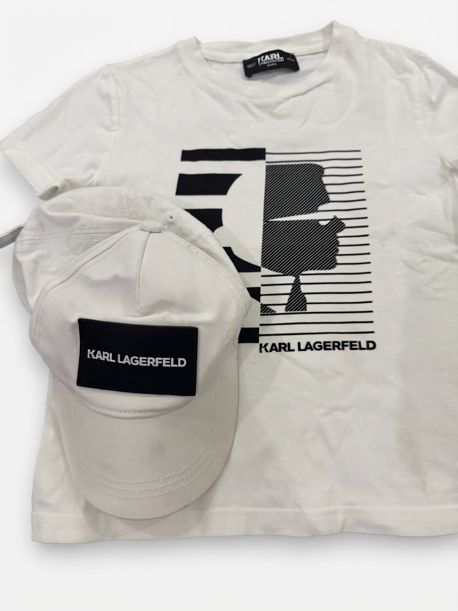 Pull et casquette karl lagerfeled 
