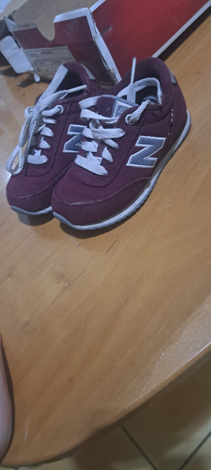 Basket new balance burgundy 